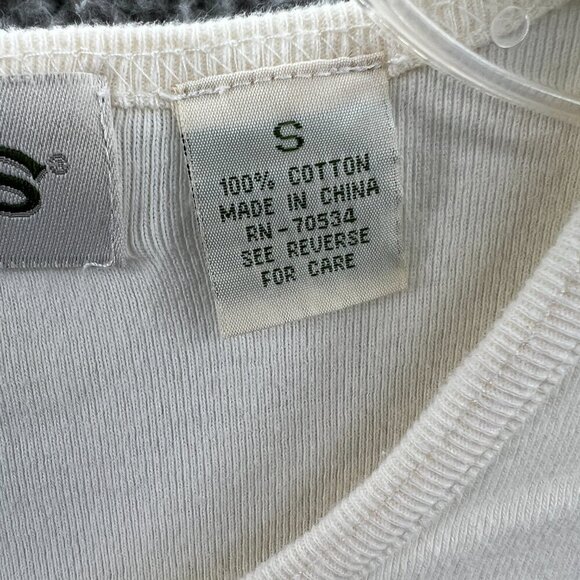 Orvis Womens‎ Top Small Cream 100% Cotton Short Sleeve Pullover Shirt - Picture 4 of 9